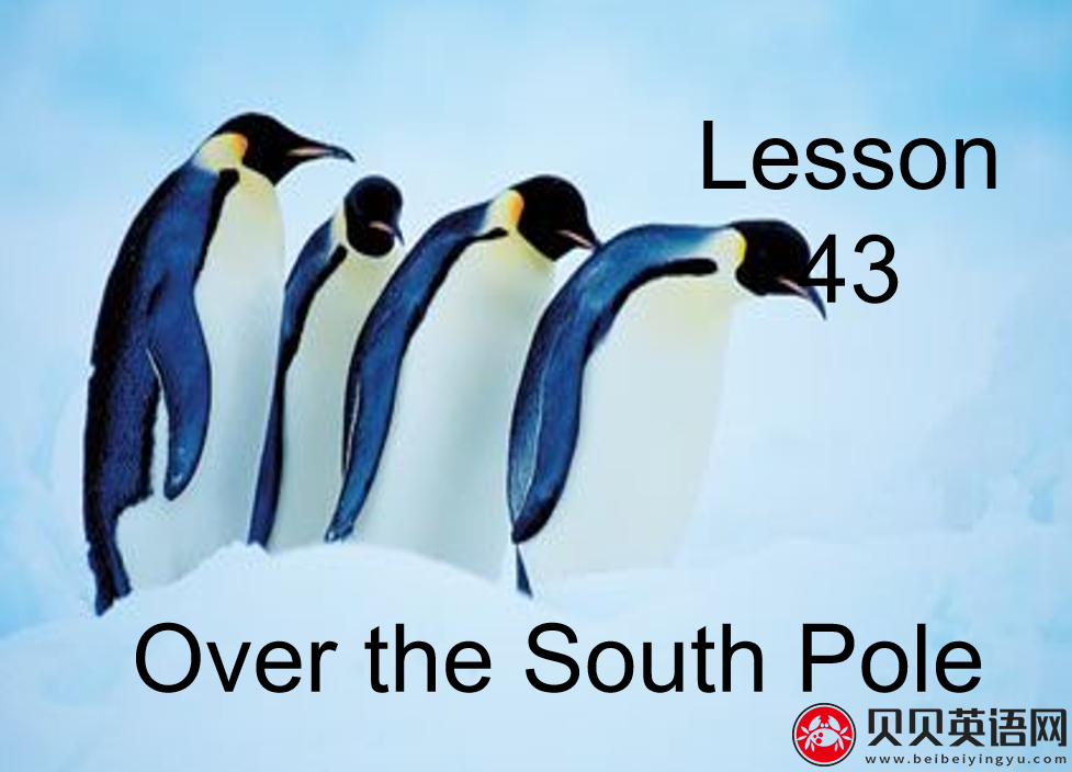 新概念英语二册 Lesson43 Over the south pole 第（1）套课件下载