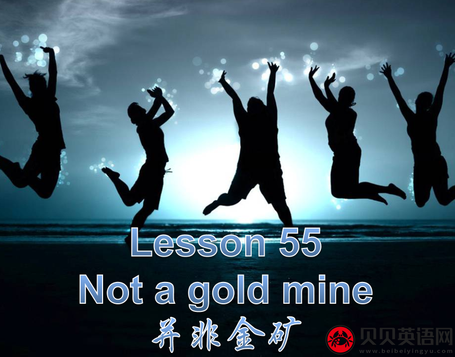 新概念英语二册 Lesson55 Not a Gold Mine 第（2）套PPT课件