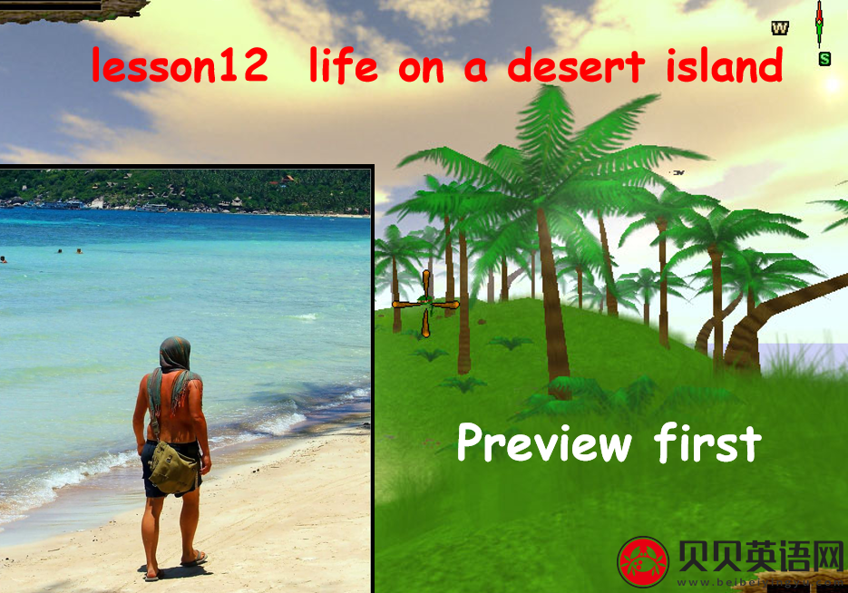 新概念英语三册 Lesson12 life on a desert island 第（2）套PPT课件