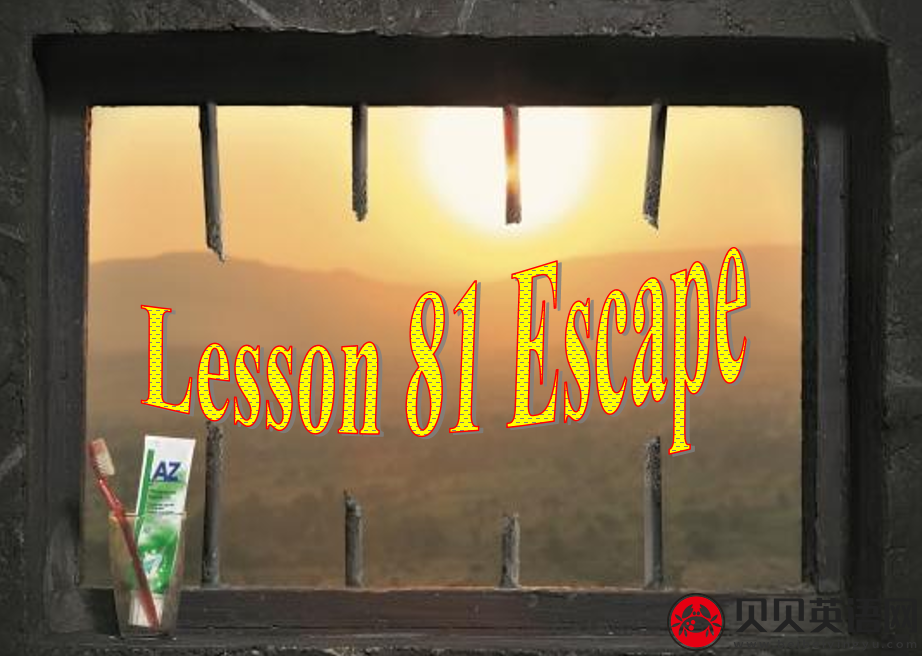 新概念英语二册 Lesson81 Escape 第（3）套免费课件