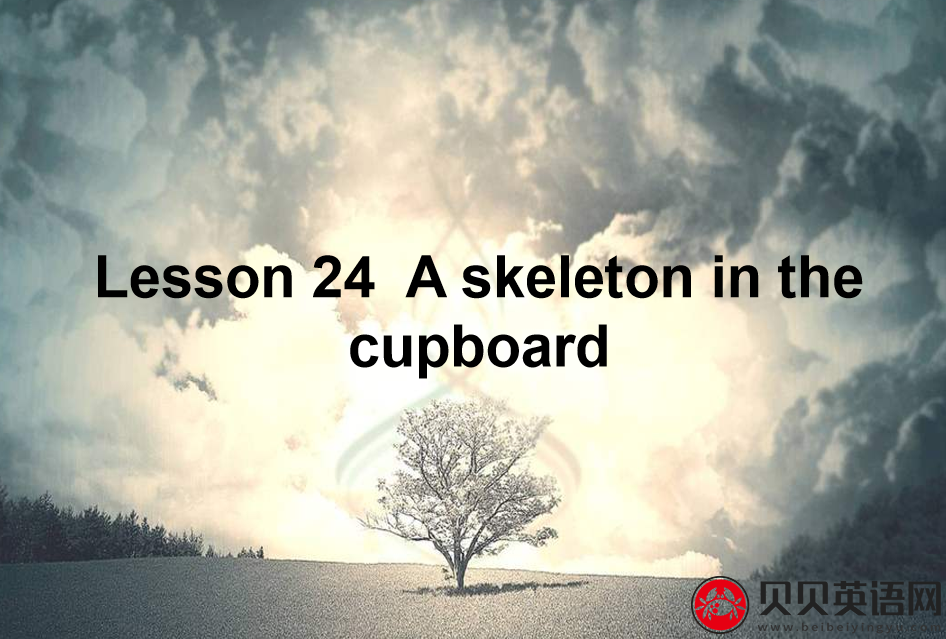 新概念英语三册 Lesson24 A skeleton in the cupboard 第（1）套课件下载