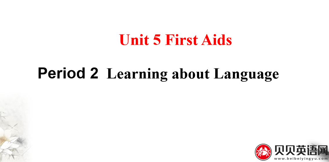 人教版高中英语选择性必修第二册Unit5  First Aid Period 2 课件