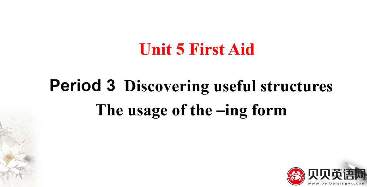 人教版高中英语选择性必修第二册Unit5  First Aid Period 3 课件